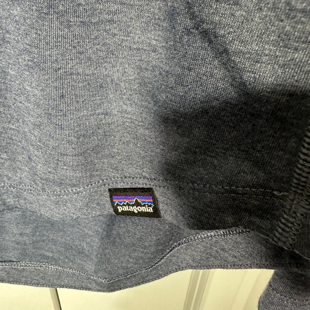 Patagonia Capilene Cool Trail Shirt Men S Blue Long Sleeve Technical Performance - Picture 3 of 4